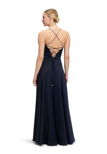 Abendkleid Blau 38