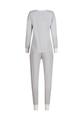 SKINY Damen Pyjama lg. Night In Mix &amp; Match 36 - Grey Melange