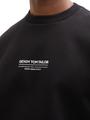 Relaxed Sweatshirt mit Logo-Print XXL Relaxed Fit - Black