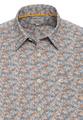 Kurzarmhemd mit Allover-Print M Regular Fit - Khaki