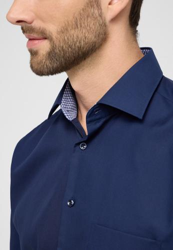 Original Shirt Popeline Langarm Blau 43/Langarm - 65cm