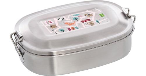 Sigikid Lunchbox »Green Collection, Katze«, Edelstahl, (1-tlg)