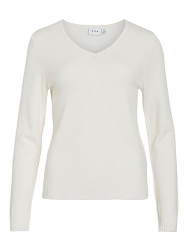 VIRIL V-NECK L/S KNIT TOP - NOOS Weiß XXL