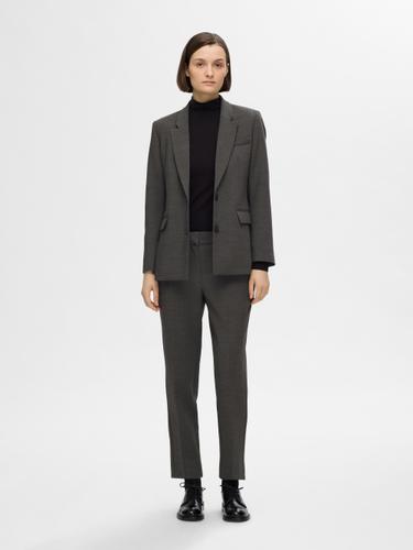 SLFRITA LS CLASSIC BLAZER DGM NOOS 34 Normal geschnitten - Dark Grey Melange