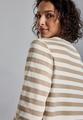 Gestreifter Sweater Beige 40