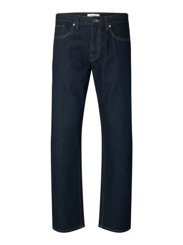 SLH196-STRAIGHT BEN KORI JEANS NOOS 32/30 Gerade geschnitten - Dark Blue Denim