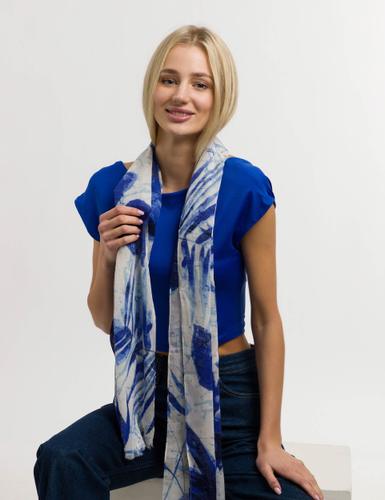 Schal Baumwolle Schal OS - Pure Blue