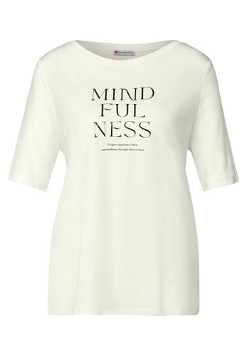 Softes Shirt mit Wording 36 - Off White