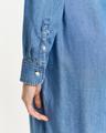 Chambray Hemdblusenkleid 36 - Light Indigo