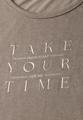 Shirt mit Wording Braun 38