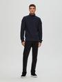 SLHTHIM LS KNIT STRUCTURE ROLL NECK W XXL Normal geschnitten - Sky Captain