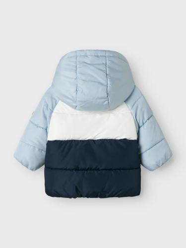 NBNMAPLE JACKET BLOCK 68 - Subdued Blue