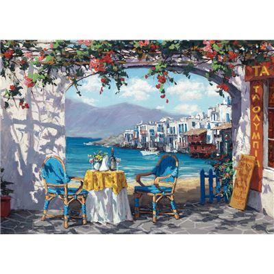 Schmidt Spiele - Puzzle - Sam Park Rendevous auf Mykonos, 1000 Teile