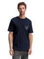 T-Shirt mit Brusttasche XL Regular Fit - Sky Captain Blue