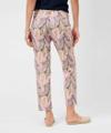 Style Mel S 38 Flatfronthose, Damenhose, Reißverschluss, Mit Bindegürtel, Konischer Beinverlauf, Normale Leibhöhe, Relaxed Fit, Schmale Fußweite - Sea Shell