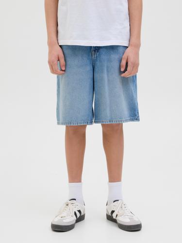 JJITONY JJORIGINAL SHORTS AKM 920 SN JNR 158 Locker geschnitten - Blue Denim