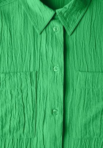Strukturbluse XL - Iced Neon Green