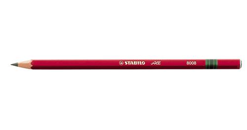 ALL® Graphitstift schwarz, Minen-Ø: 3,3 mm Füller grau
