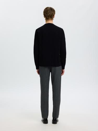 SLMTORINO LS KNIT CREW NECK NOOS M Normal geschnitten - Black