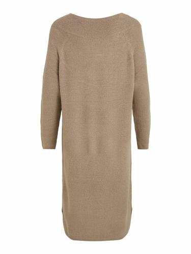 VIMADELIA V-NECK L/S KNIT DRESS - NOOS XS Normal geschnitten - Fungi