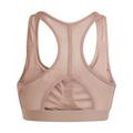 ADIDAS Damen BH Powerreact Train Medium-Support 3-Streifen M/CD in Braun