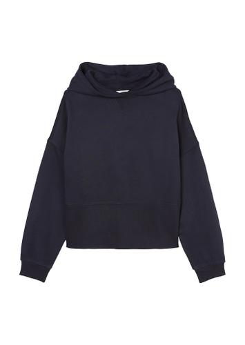 Hoodie relaxed XS Relaxed Fit - Blue Depths