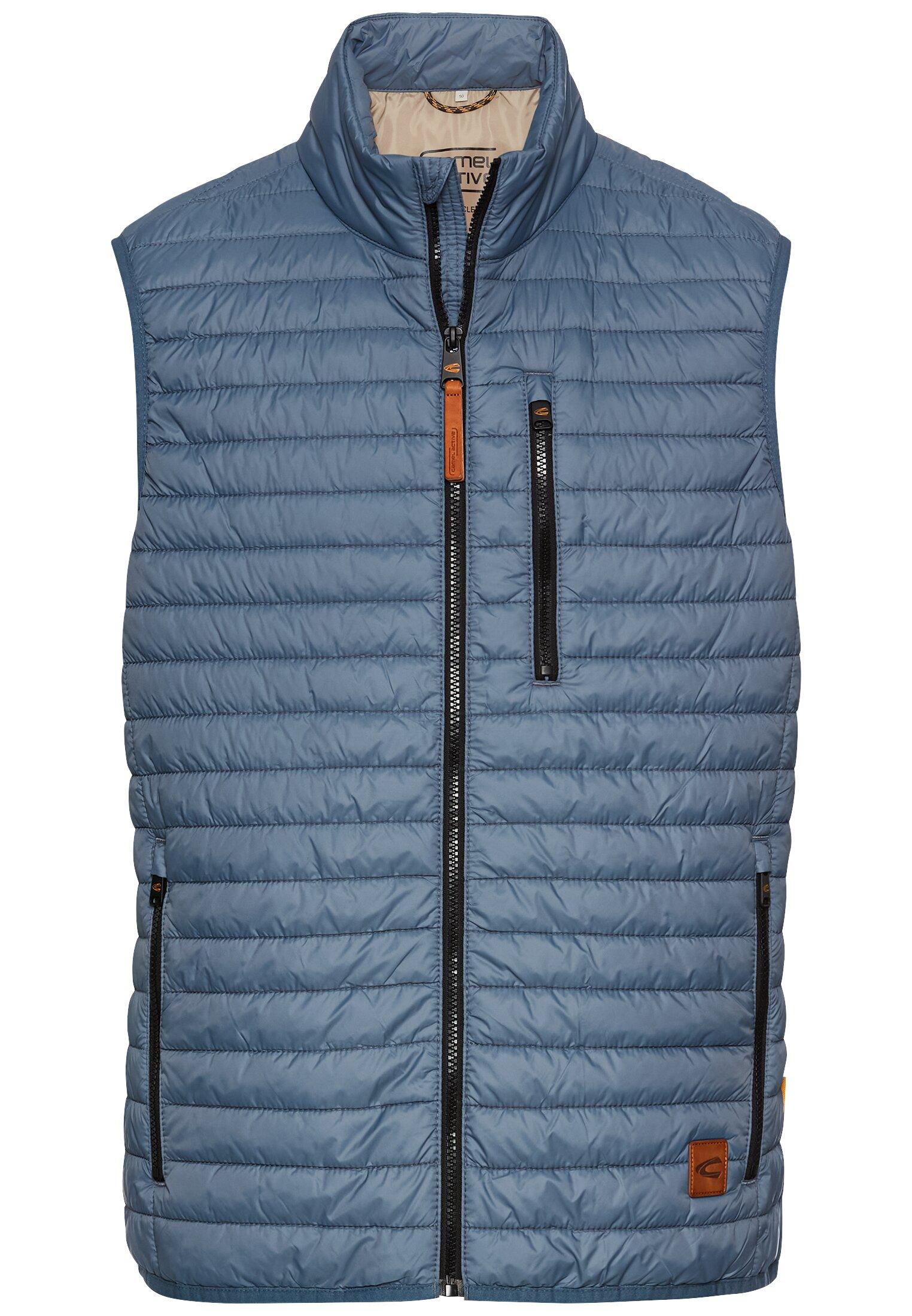 Steppweste mit Stehkragen Blau 50
