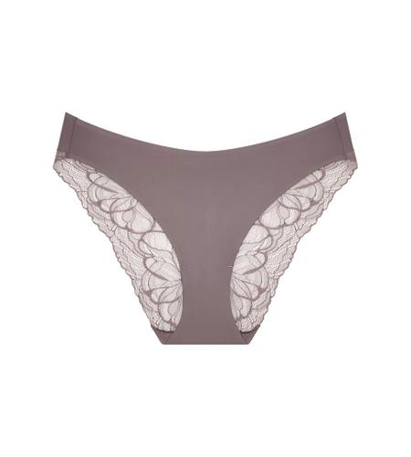 Body Make-Up Illusion Lace Highleg Tai Grau 38
