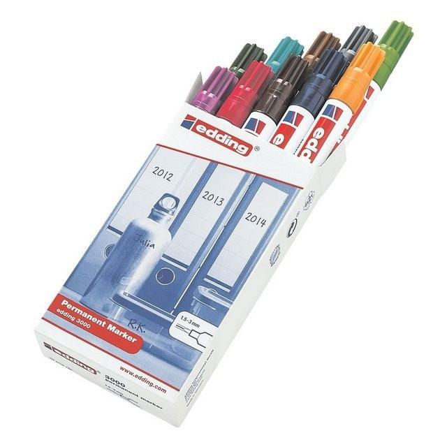 EDDING 10er Pack Permanent-Marker »3000«