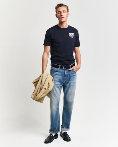 GANT 49 Arch Graphic T-Shirt M - Evening Blue