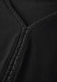 Jersey-Top mit Häkeldetails Schwarz 38