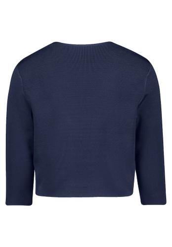 Strickbolero Blau M