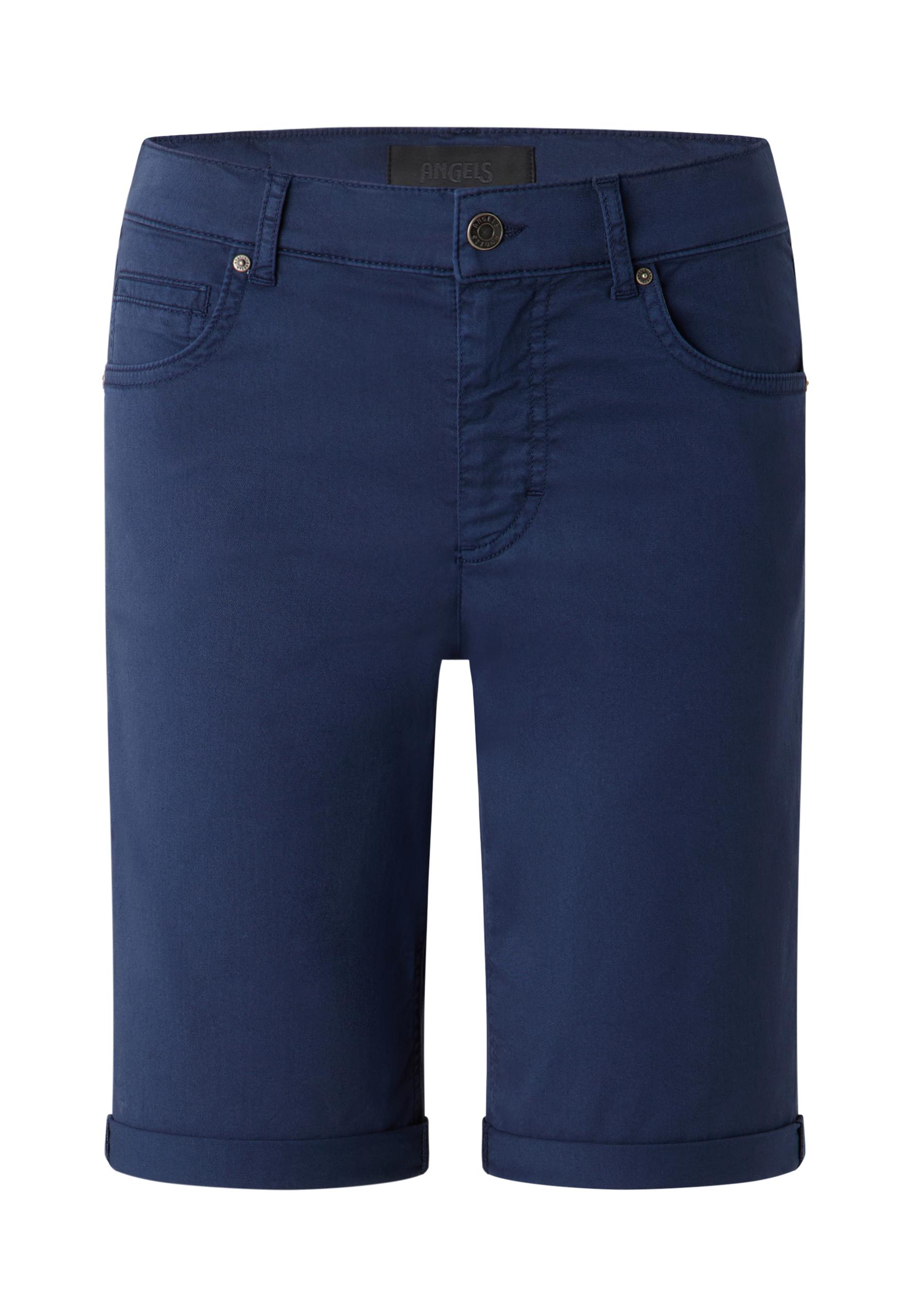 123280000-220 BERMUDA TURN UP 34 STRAIGHT FIT - Midnight Blue