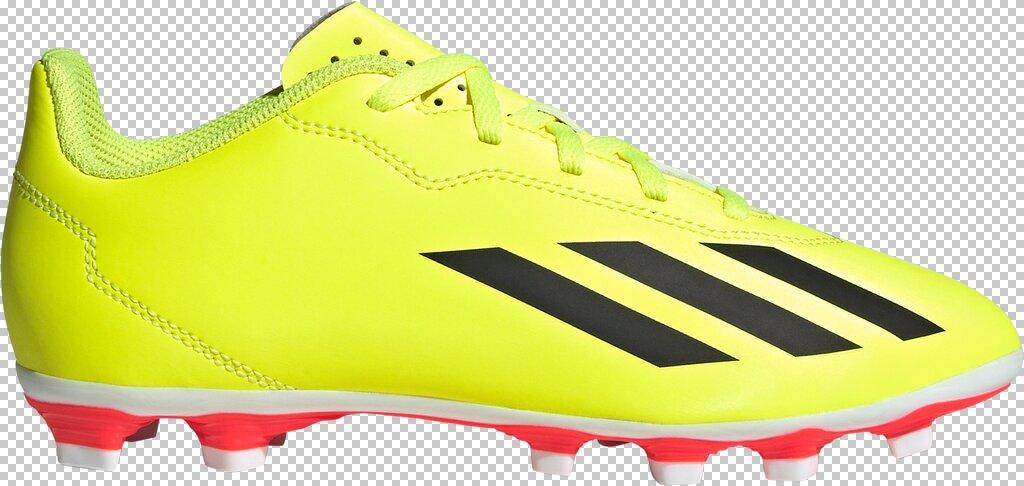 ADIDAS Kinder Fussball-Rasenschuhe X Crazyfast Club FxG 38 in Gelb