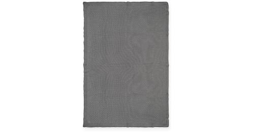 Decke, 100 x 150 cm, Bliss knit storm grey grau