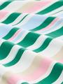 T-Shirt mit Knoten-Detail XL Regular Fit - Multicolor Stripe