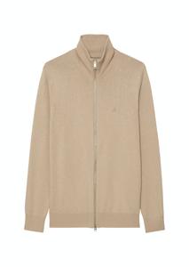 Zip-Stehkragen-Cardigan XXL - Timson Sand