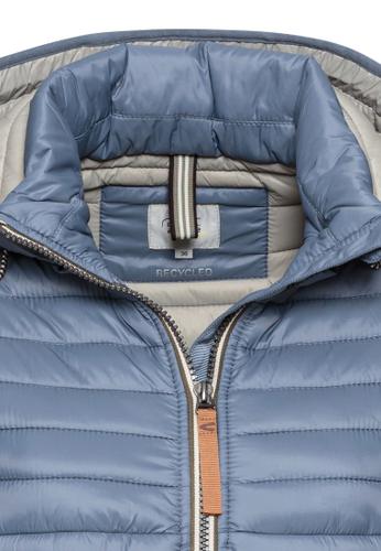 Leichte Steppjacke aus recyceltem Polyamid Blau 46