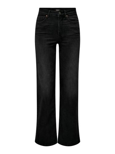 ONLMADISON BLUSH HW WIDE DNM CRO099 NOOS L/30 Weiter Beinschnitt - Washed Black