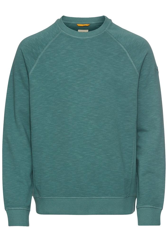 Sweatshirt aus reiner Baumwolle Blau, Grün XL