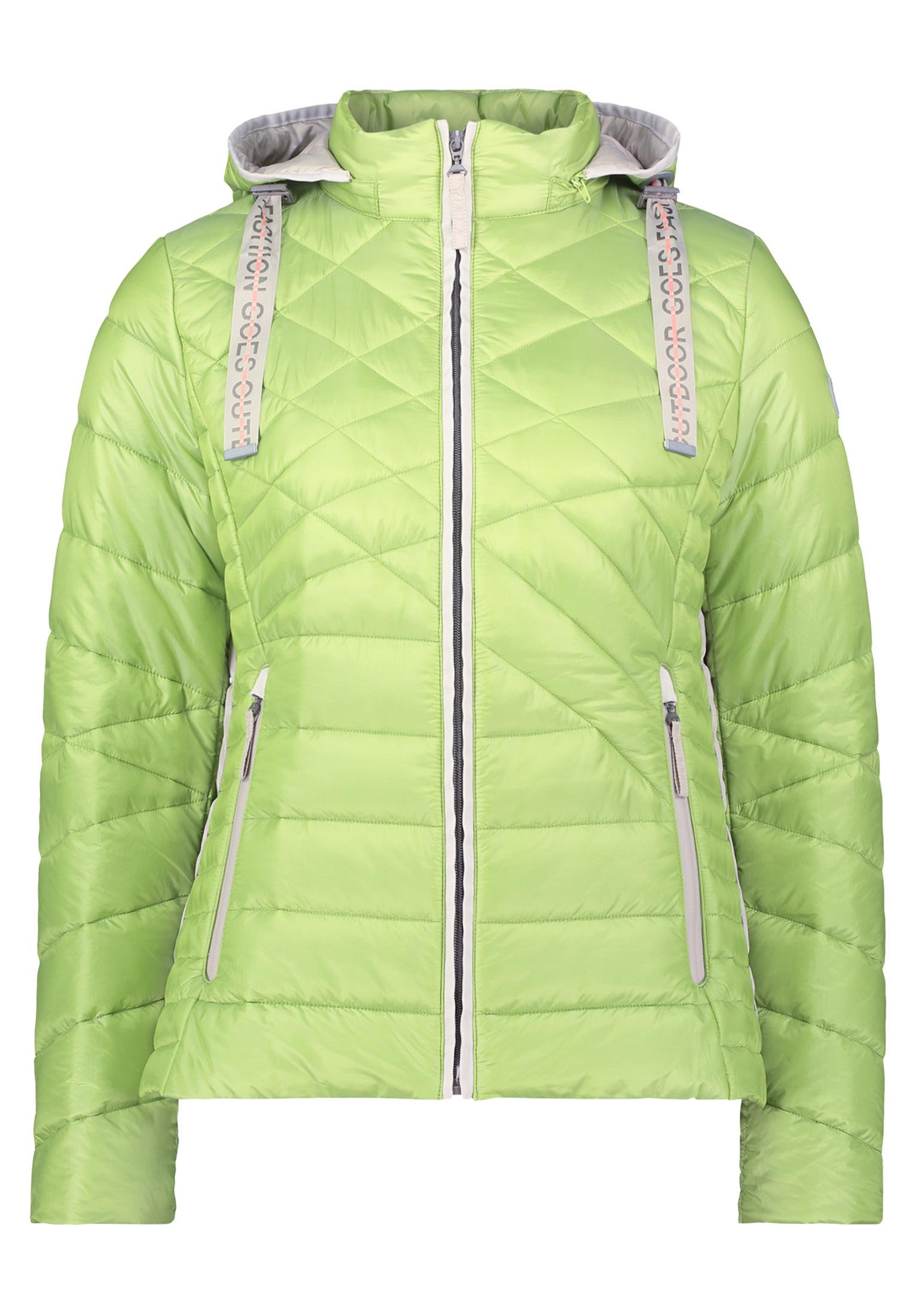 Steppjacke 44 Leicht tailliert - Dark Citron