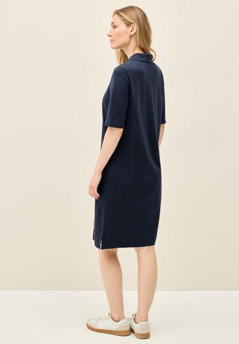 Piqué Polo-Kleid M - Urban Navy Blue