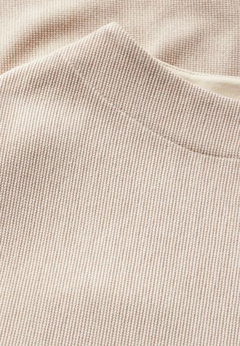 Two-Tone Strukturshirt 36 - Safari Beige