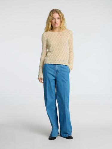 SLFNIVA LS KNIT O-NECK Grau XS