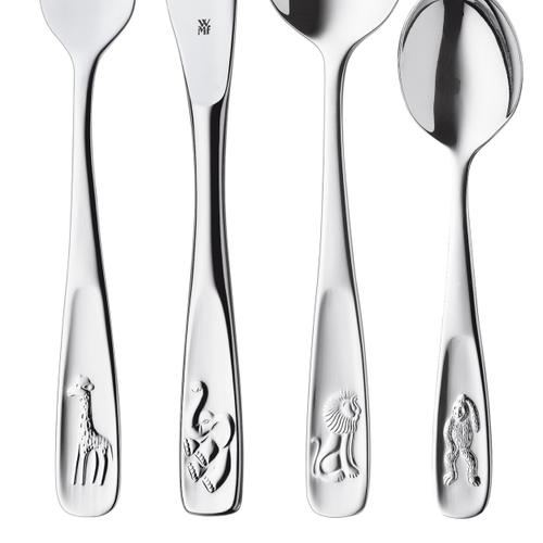 Kinderbesteck-Set Tiere, 4-teilig