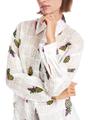 Bluse mit Ananas-Print 44 - White