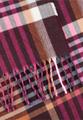 Weicher Schal im Karomuster OS - Plum Check