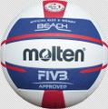 MOLTEN Ball Beach DVV 5 in Weiß