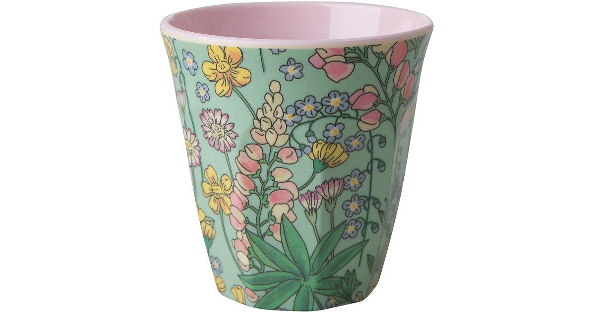 Melamin Trinkbecher "Lupin Two Tone" H9 cm rosa/grün