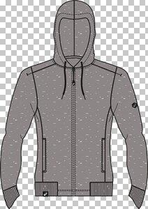 ASICS Herren Kapuzensweat GPX FZ HOODY L in Grau